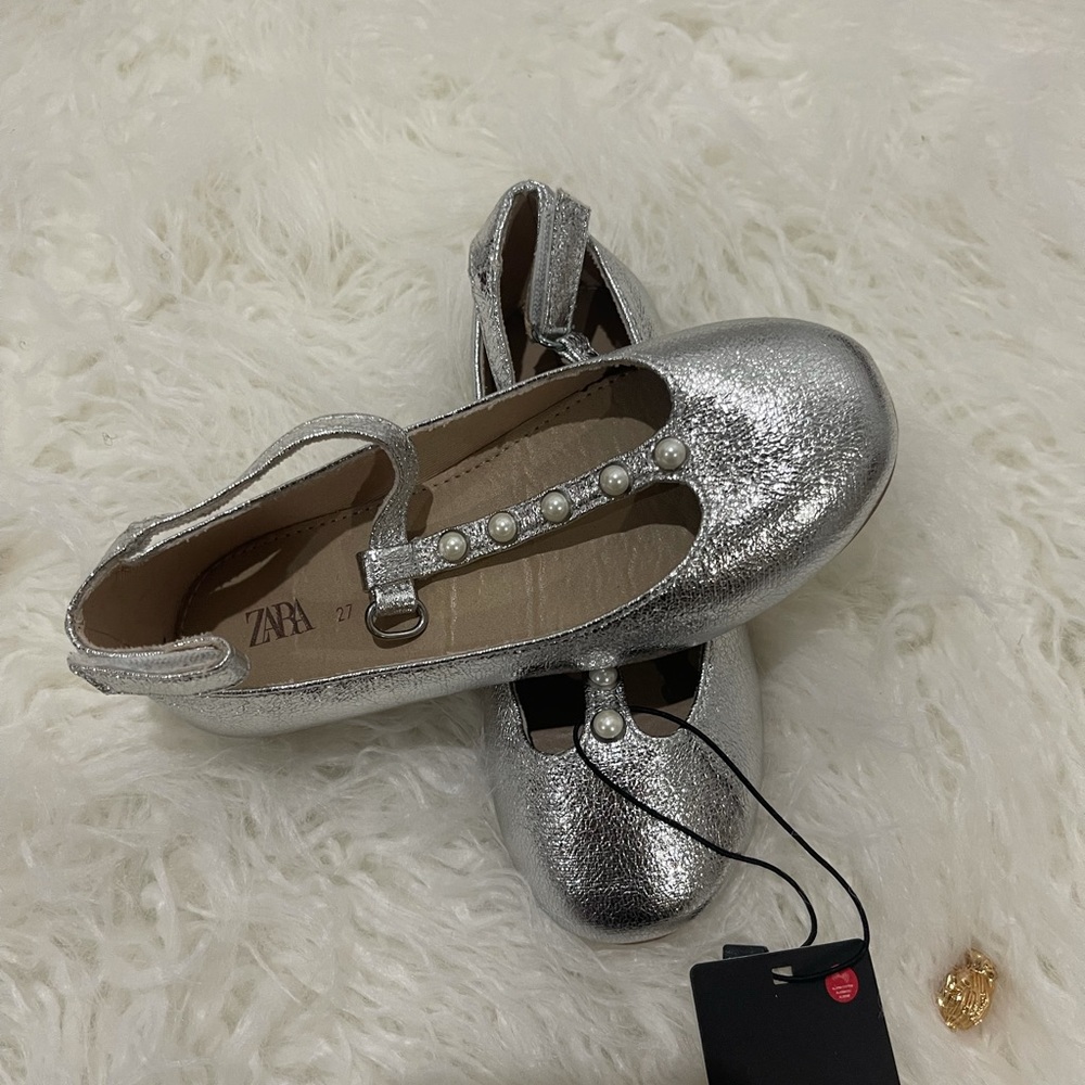 Zara peal Silva baby girl shoes
